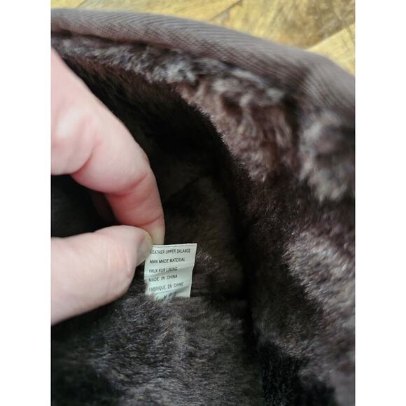 Skechers Shape Up Boot Women Sz 9 Nubuck Suede Leather Fleece Line NWOB Brown - Picture 7 of 13